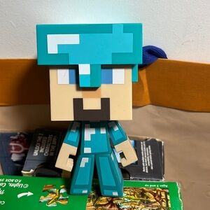 Minecraft Steve Diamond Armor Toy